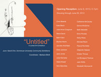 Local, National and International Artists Selected for “Untitled” – a Juried Exhibition