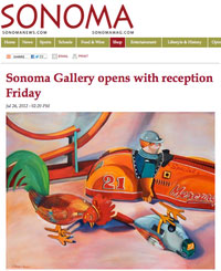 Sonoma Gallery opens with Reception. Featuring works by Lia Bonagura Transue